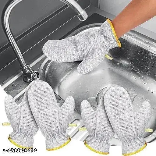 "One Pair. Infinite Cleaning Power. Your Hands Deserve Better" ✨ Dishwashing Gloves