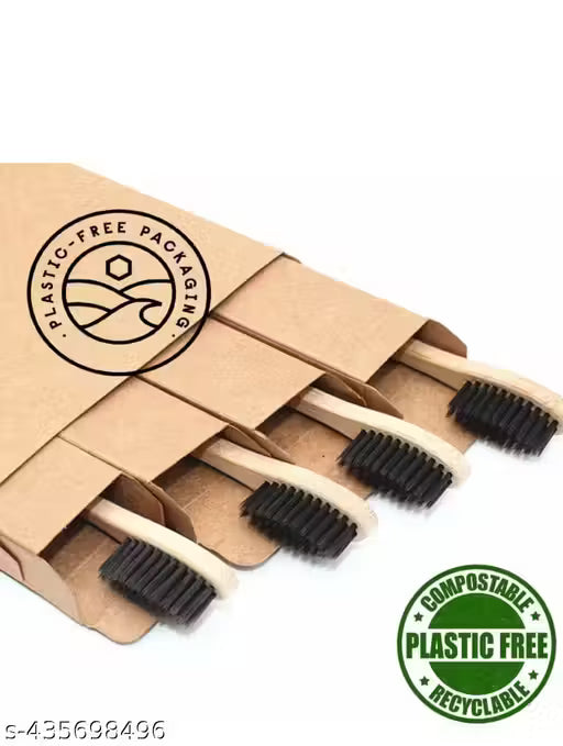 THE YOUTH SPIRIT 4 Bamboo Toothbrushes