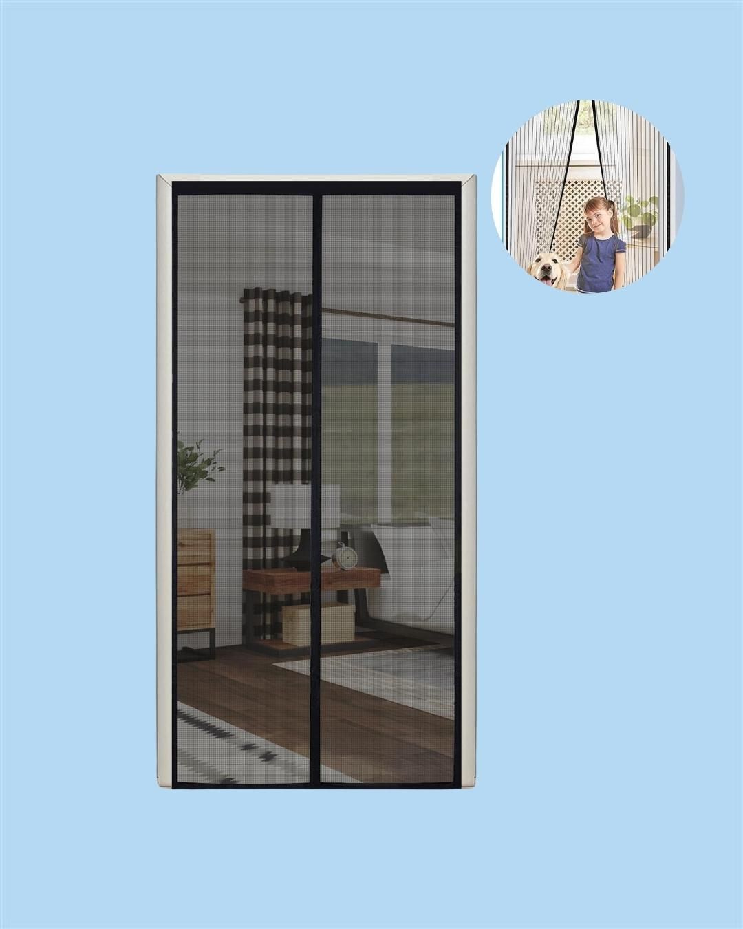 Magnetic Door Curtain - Anti Mosquito Mesh Net