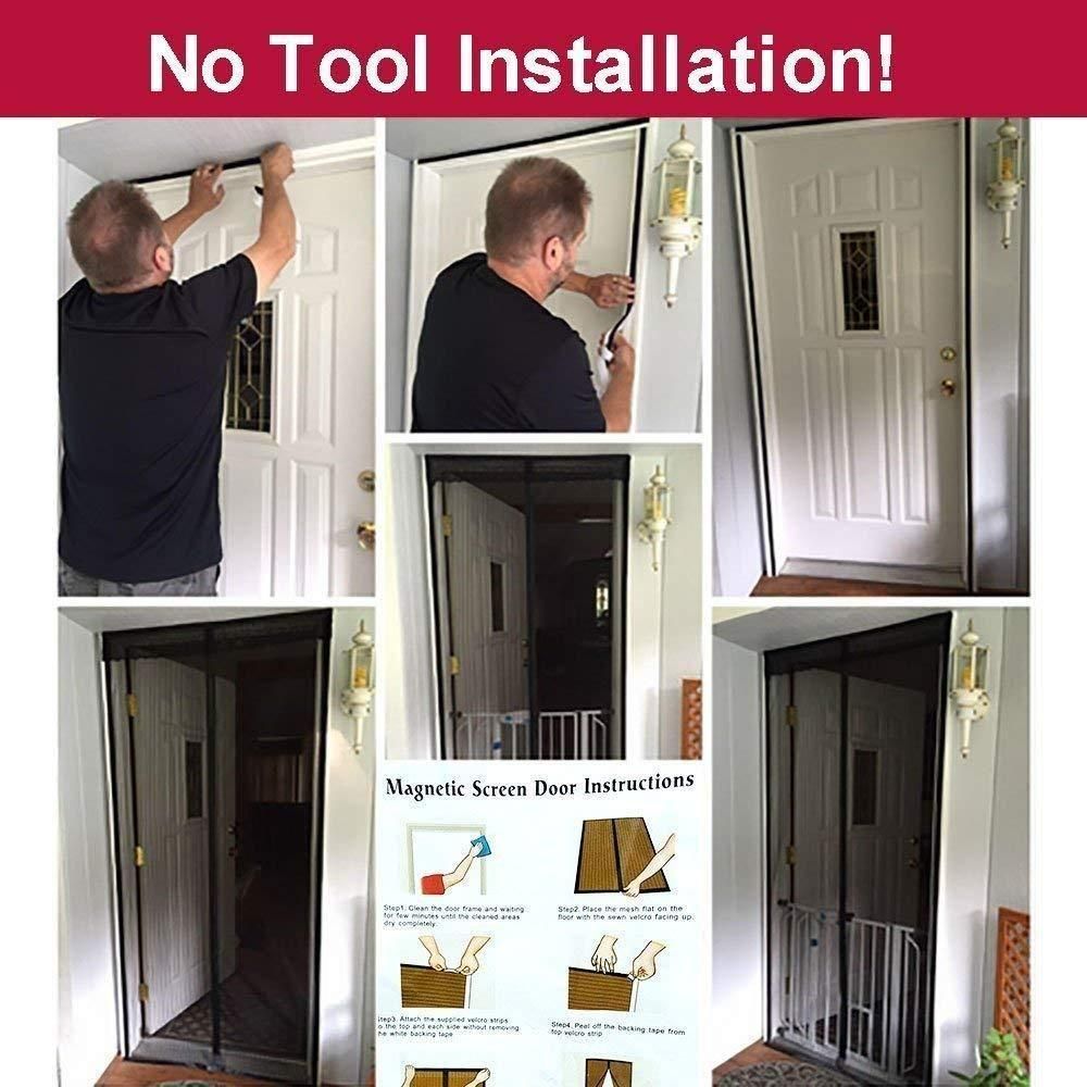 Magnetic Door Curtain - Anti Mosquito Mesh Net