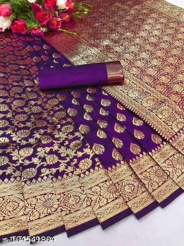 Banarasi Silk Saree With Blouse