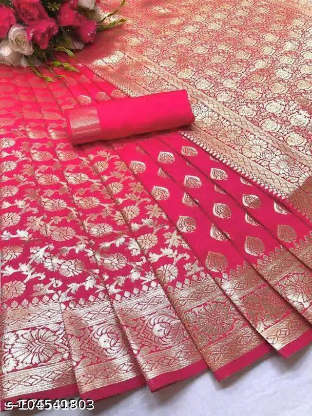 Banarasi Silk Saree With Blouse