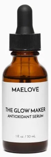 MAELOVE Hydrating Facial Serum with Vitamins C, E, Ferulic Acid and Hyaluronic Acid -1 Fl Oz/30ML (Pack of 1)